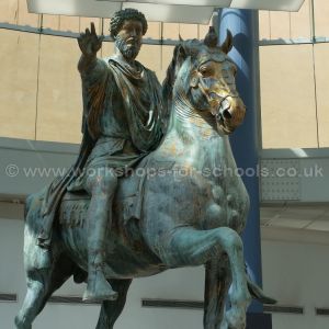 Statue of Marcus Aurelius, Capitoline Museum, Rome